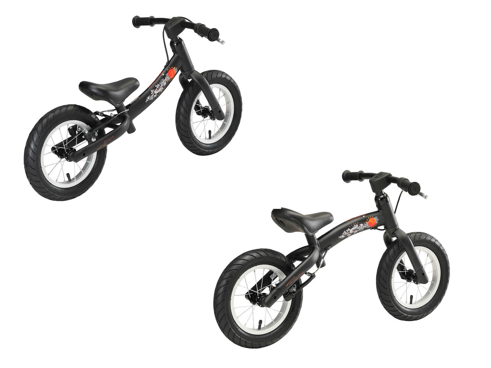 Bikestar meegroei loopfiets Sport 12 inch, zwart - Afbeelding 4