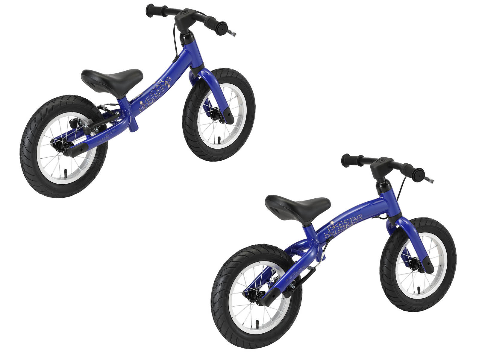 Bikestar meegroei loopfiets Sport 12 inch, blauw - Afbeelding 4