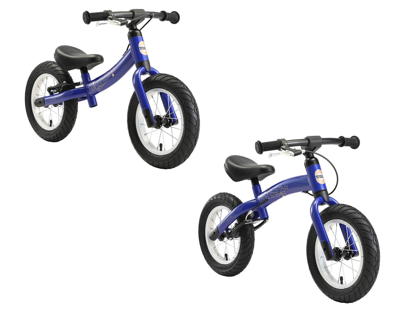 Bikestar meegroei loopfiets Sport 12 inch, blauw - Afbeelding 3