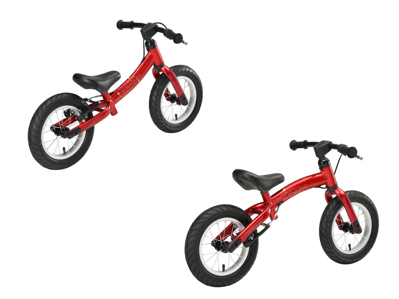 Bikestar meegroei loopfiets Sport 12 inch, rood - Afbeelding 4
