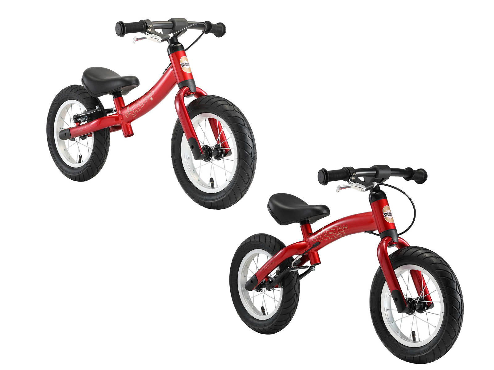 Bikestar meegroei loopfiets Sport 12 inch, rood - Afbeelding 3