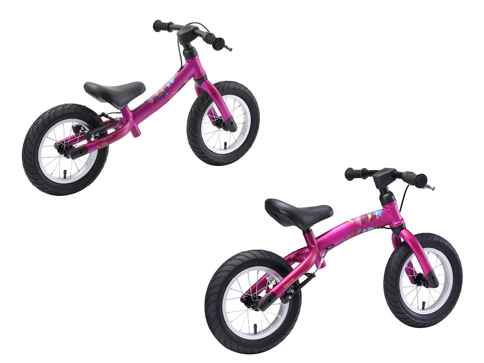 Bikestar meegroei loopfiets Sport 12 inch, paars - Afbeelding 4