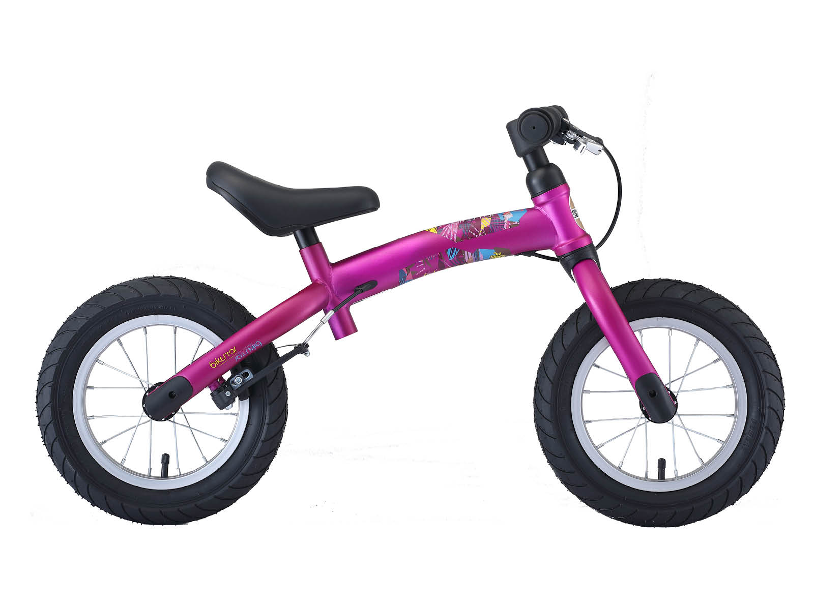 Bikestar meegroei loopfiets Sport 12 inch, paars - Afbeelding 2