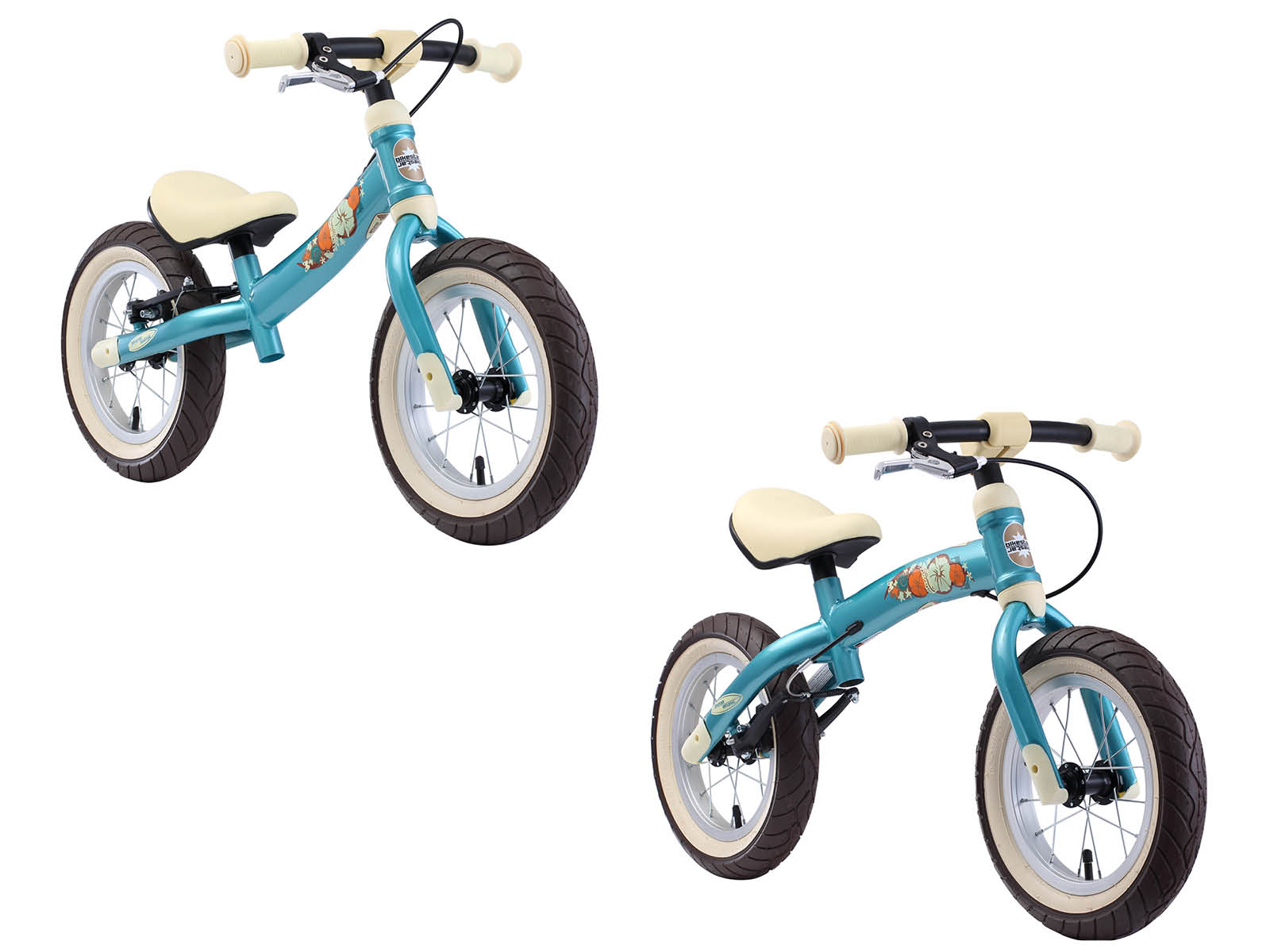 Bikestar meegroei loopfiets Sport 12 inch, turquoise - Afbeelding 3
