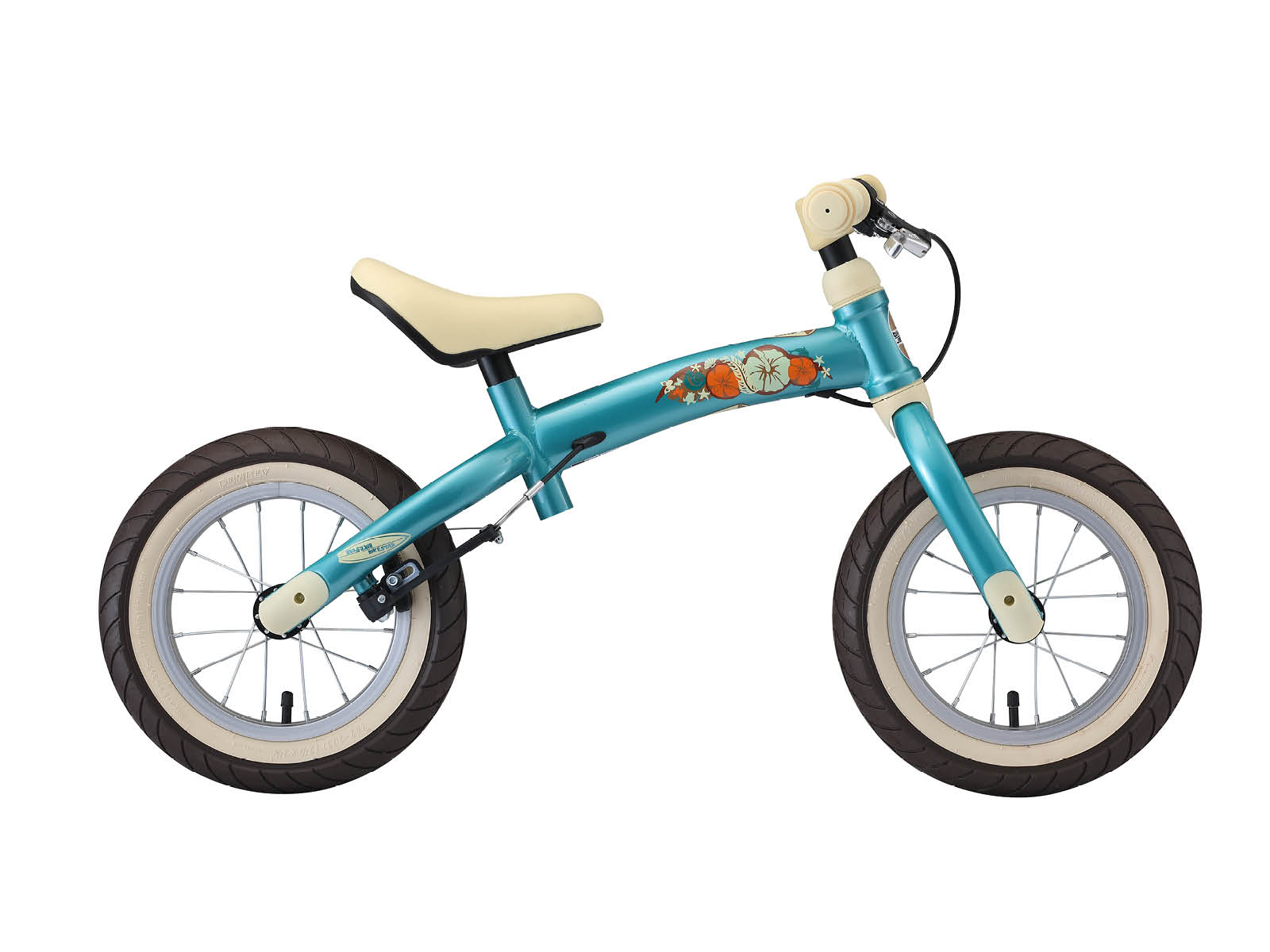 Bikestar meegroei loopfiets Sport 12 inch, turquoise - Afbeelding 2