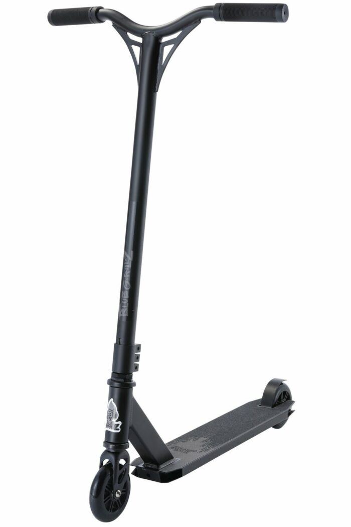 BLUE GORILLAZ Freestyle Jump alu stuntstep, 100mm First Tricks, zwart