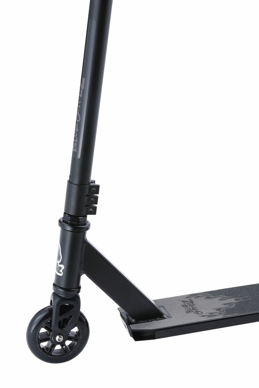 BLUE GORILLAZ Freestyle Jump alu stuntstep, 100mm First Tricks, zwart - Afbeelding 3