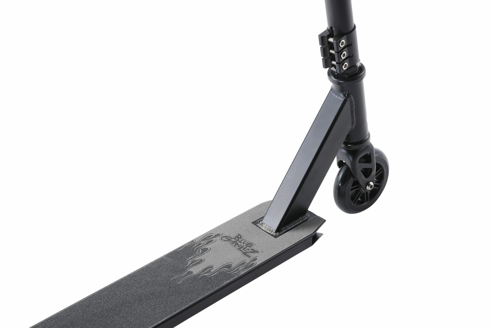 BLUE GORILLAZ Freestyle Jump alu stuntstep, 100mm First Tricks, zwart - Afbeelding 5