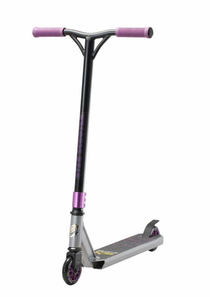 STAR SCOOTER Freestyle Jump alu stuntstep, 100mm Advanced Entry , grijs / lila