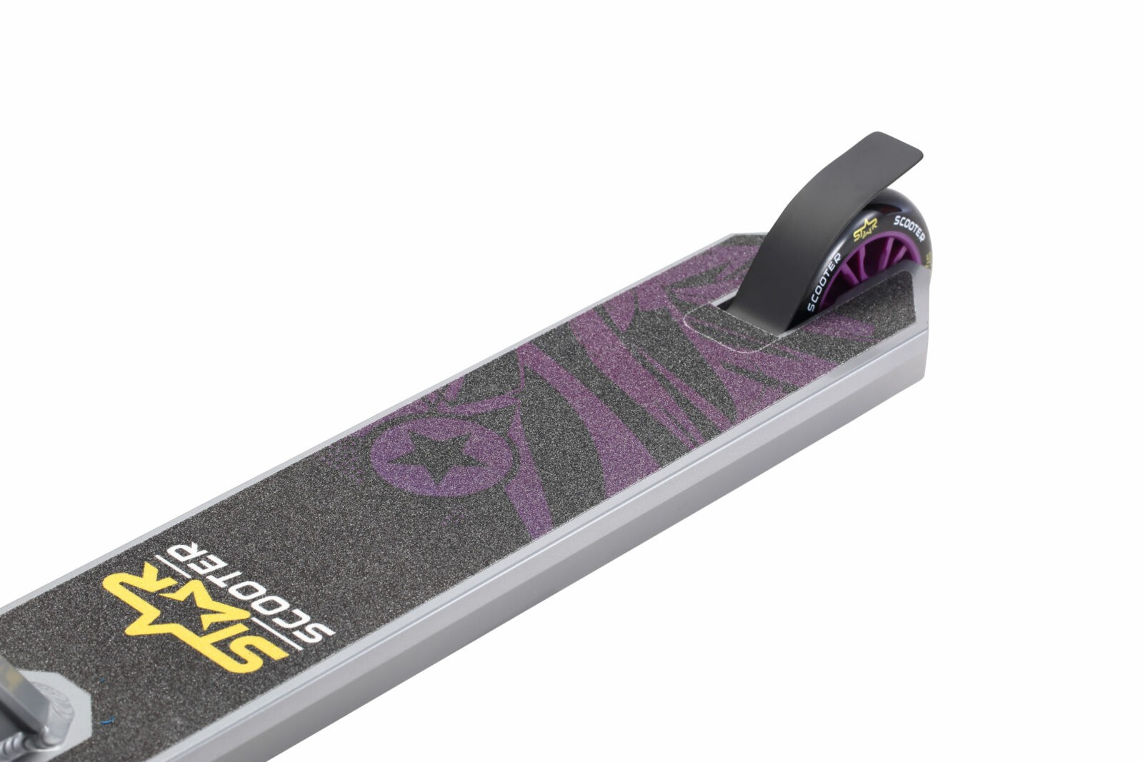 STAR SCOOTER Freestyle Jump alu stuntstep, 100mm Advanced Entry , grijs / lila - Afbeelding 4