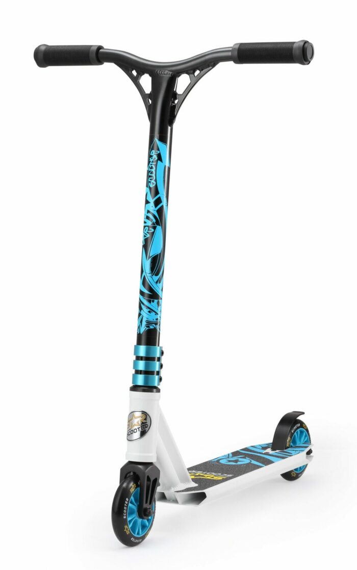 STAR SCOOTER Freestyle Jump alu stuntstep 110mm Mini wit / blauw