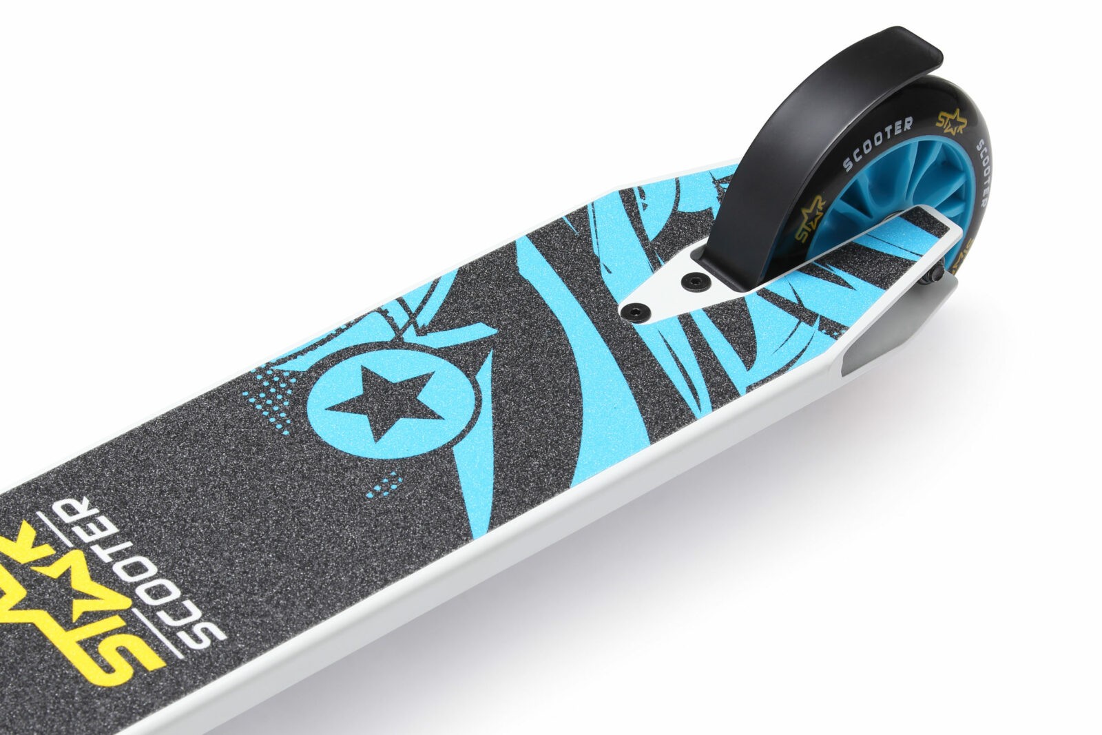 STAR SCOOTER Freestyle Jump alu stuntstep 110mm Mini wit / blauw - Afbeelding 5