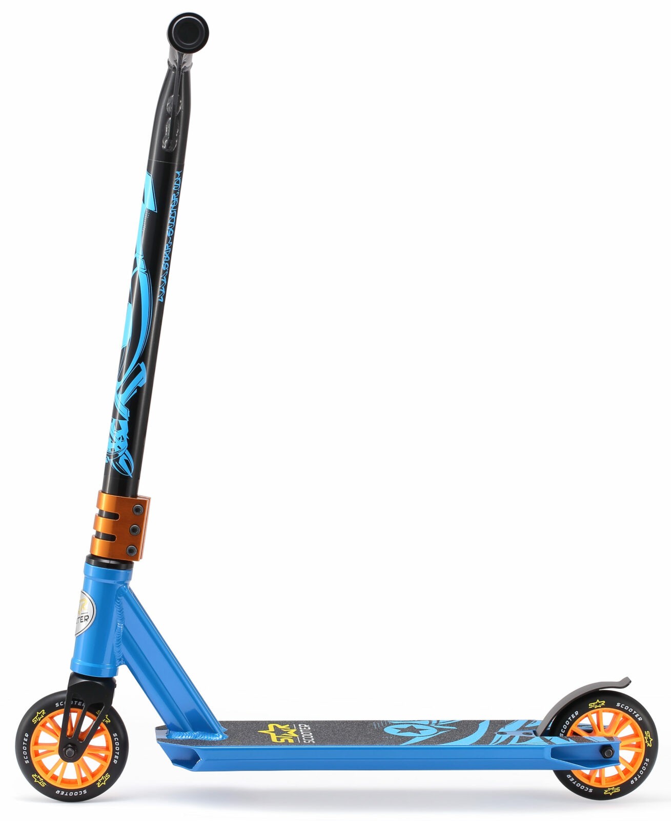 STAR SCOOTER Freestyle Jump alu stuntstep 110mm Mini blauw - Afbeelding 2