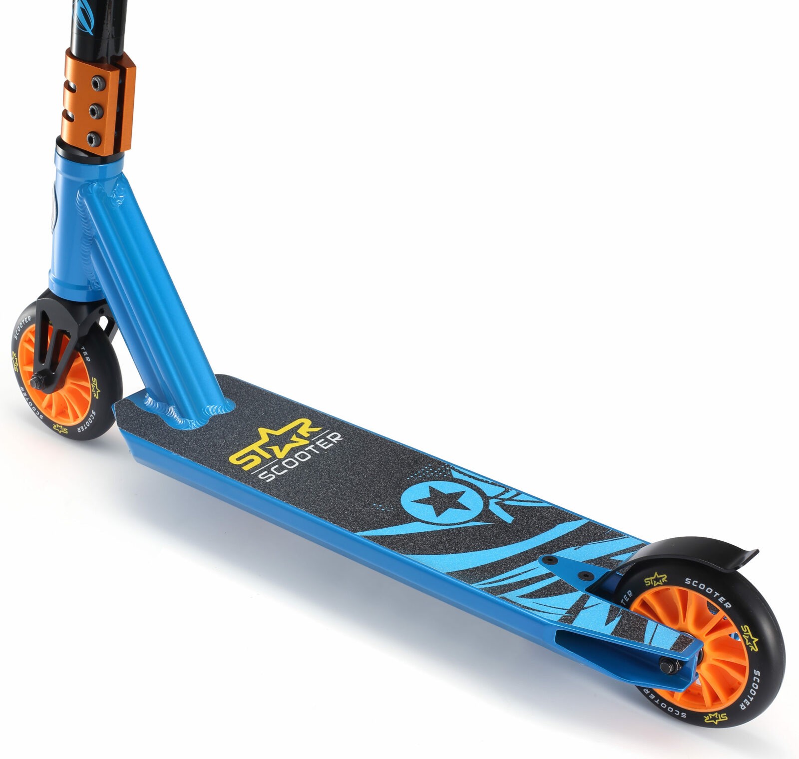 STAR SCOOTER Freestyle Jump alu stuntstep 110mm Mini blauw - Afbeelding 4