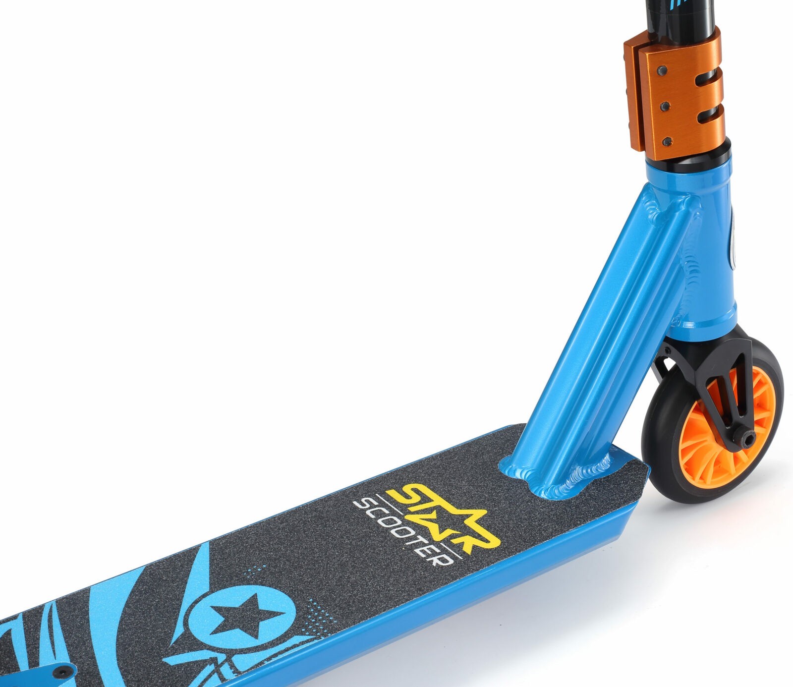 STAR SCOOTER Freestyle Jump alu stuntstep 110mm Mini blauw - Afbeelding 6