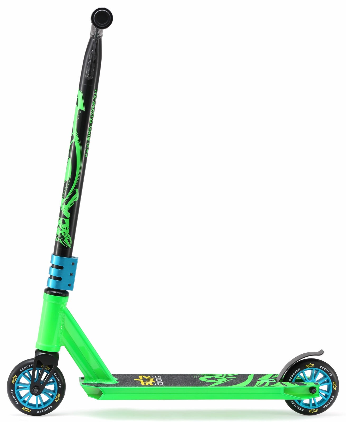 STAR SCOOTER Freestyle Jump alu stuntstep 110mm Mini groen - Afbeelding 2