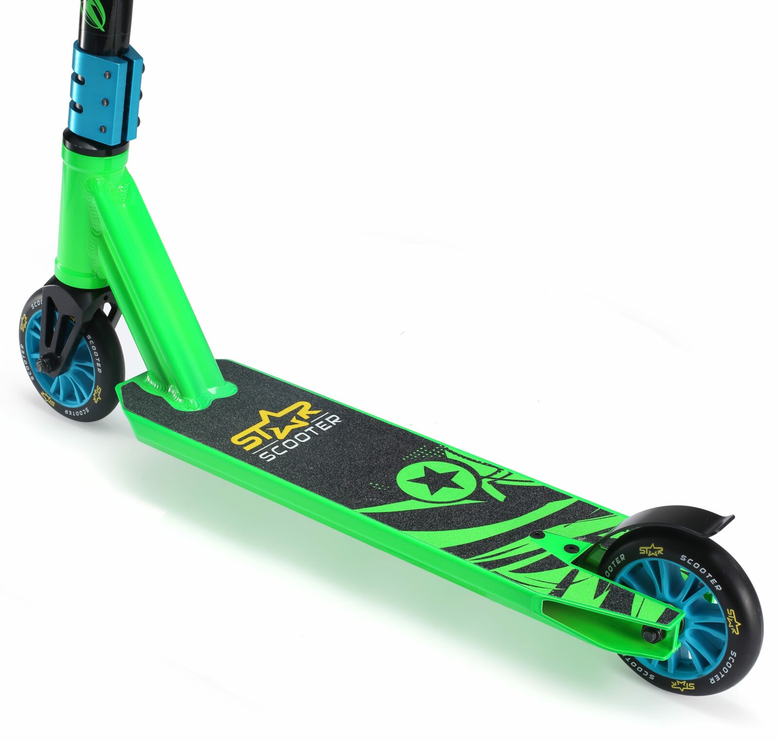 STAR SCOOTER Freestyle Jump alu stuntstep 110mm Mini groen - Afbeelding 4