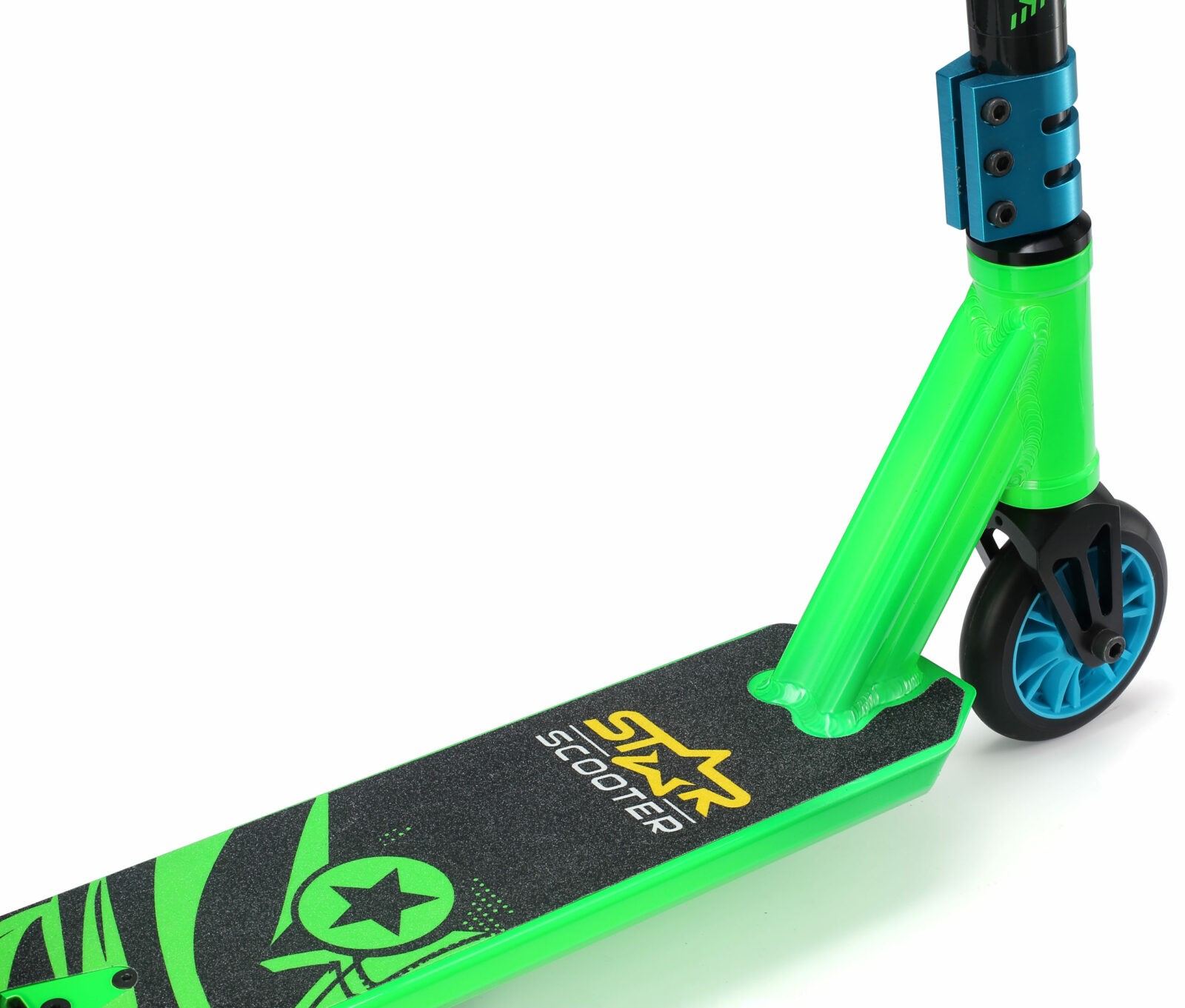 STAR SCOOTER Freestyle Jump alu stuntstep 110mm Mini groen - Afbeelding 6