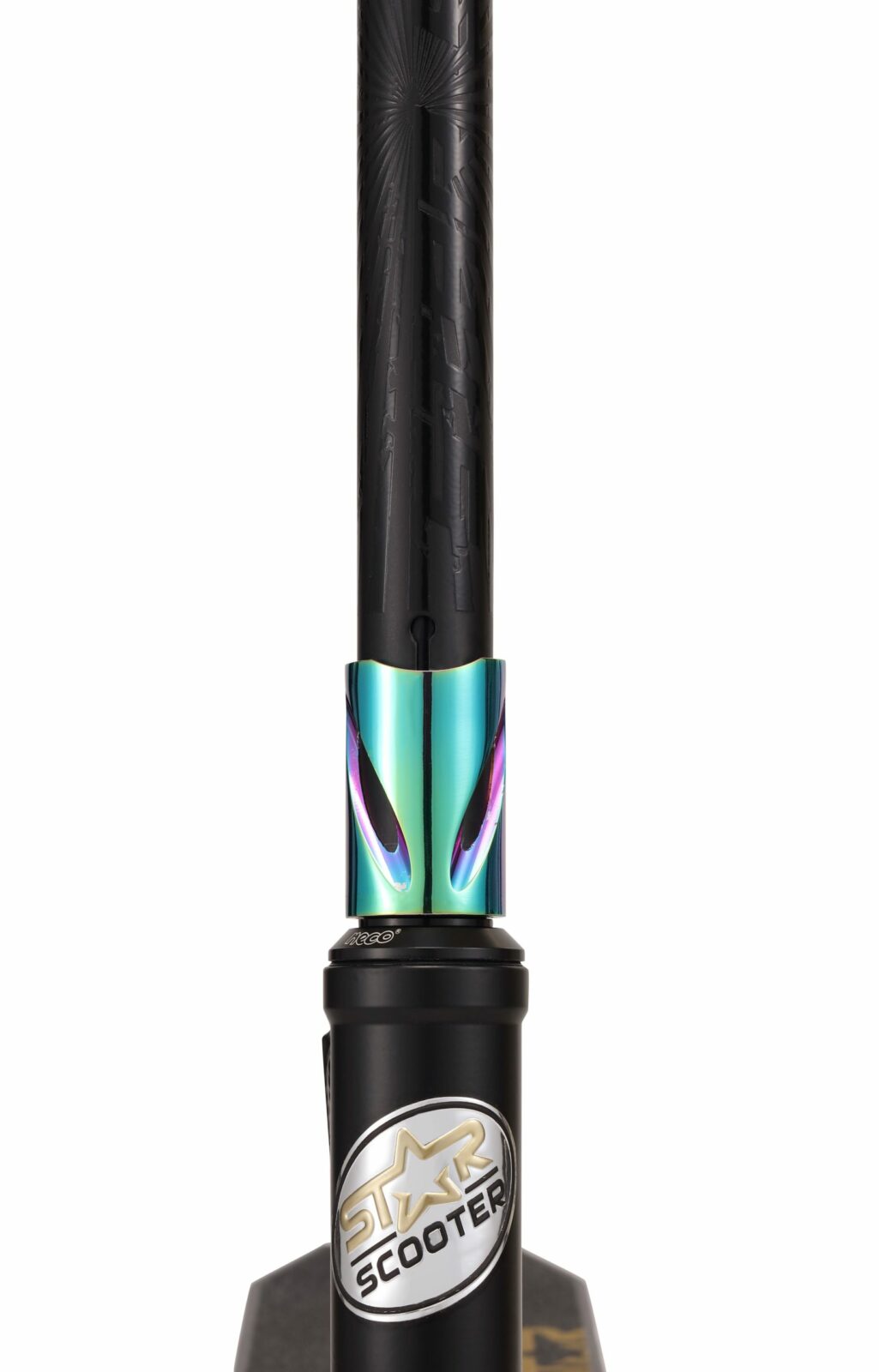 STAR SCOOTER Freestyle Jump alu stuntstep 110mm Pro Trick Roller zwart chroom - Afbeelding 7