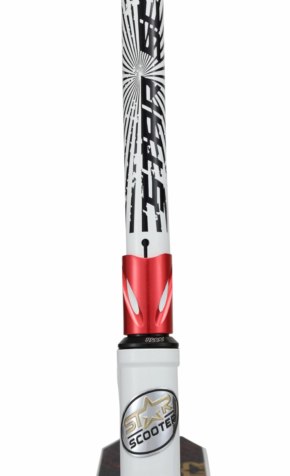 STAR SCOOTER Freestyle Jump alu stuntstep 110mm Pro Trick Roller wit rood - Afbeelding 7