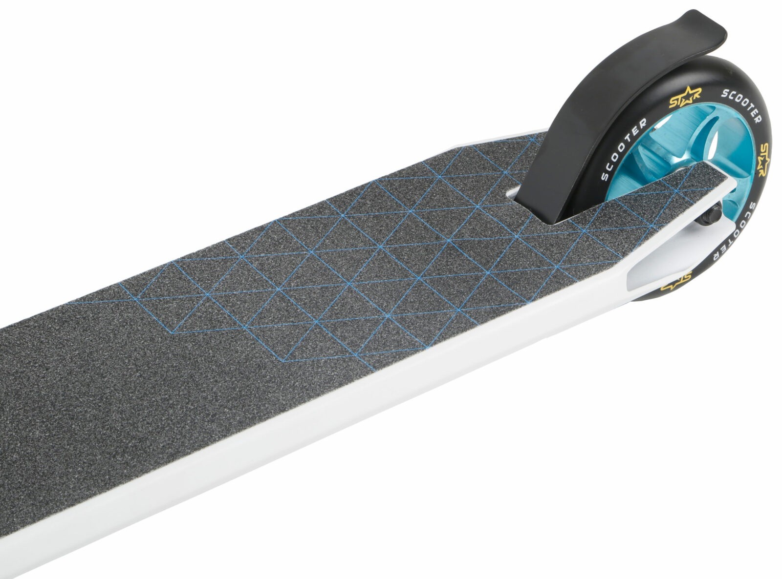 STAR SCOOTER Freestyle Jump alu stuntstep, 110mm Semi Pro, wit / blauw - Afbeelding 5