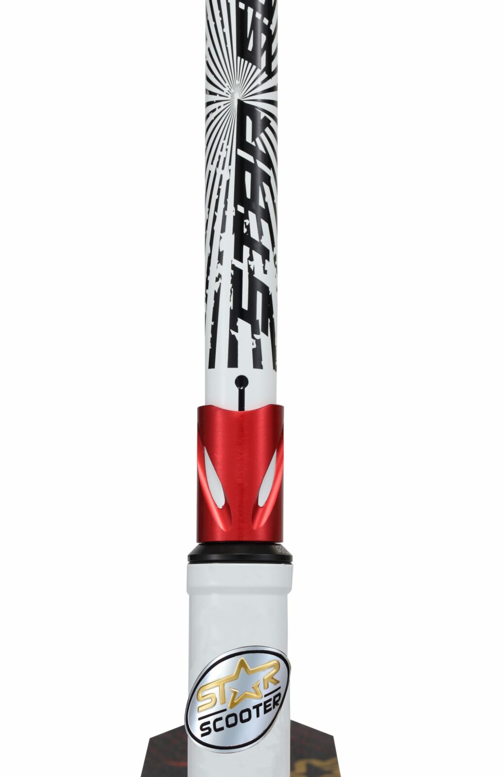 STAR SCOOTER Freestyle Jump alu stuntstep, 120mm Pro Trick Roller, wit rood - Afbeelding 7