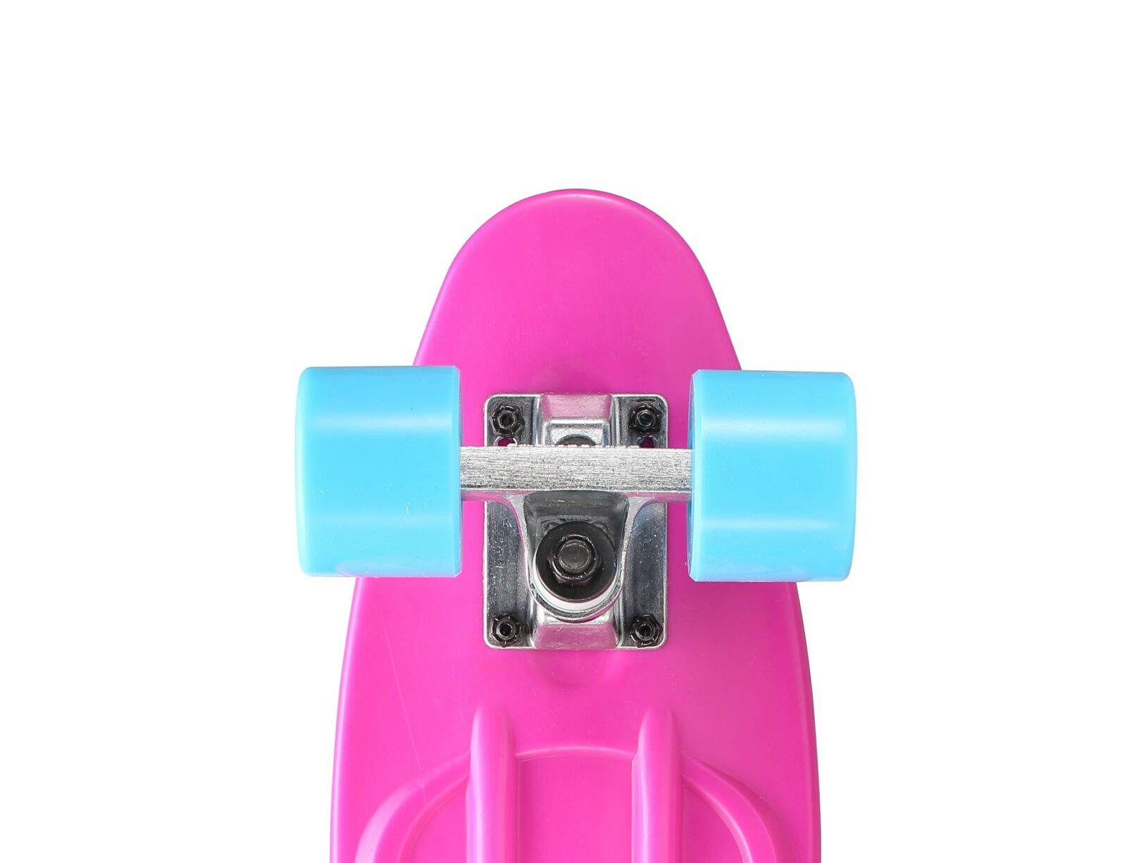 STAR SKATEBOARDS Vintage Skateboard, Retro Cruiser 60mm, paars / blauw - Afbeelding 2