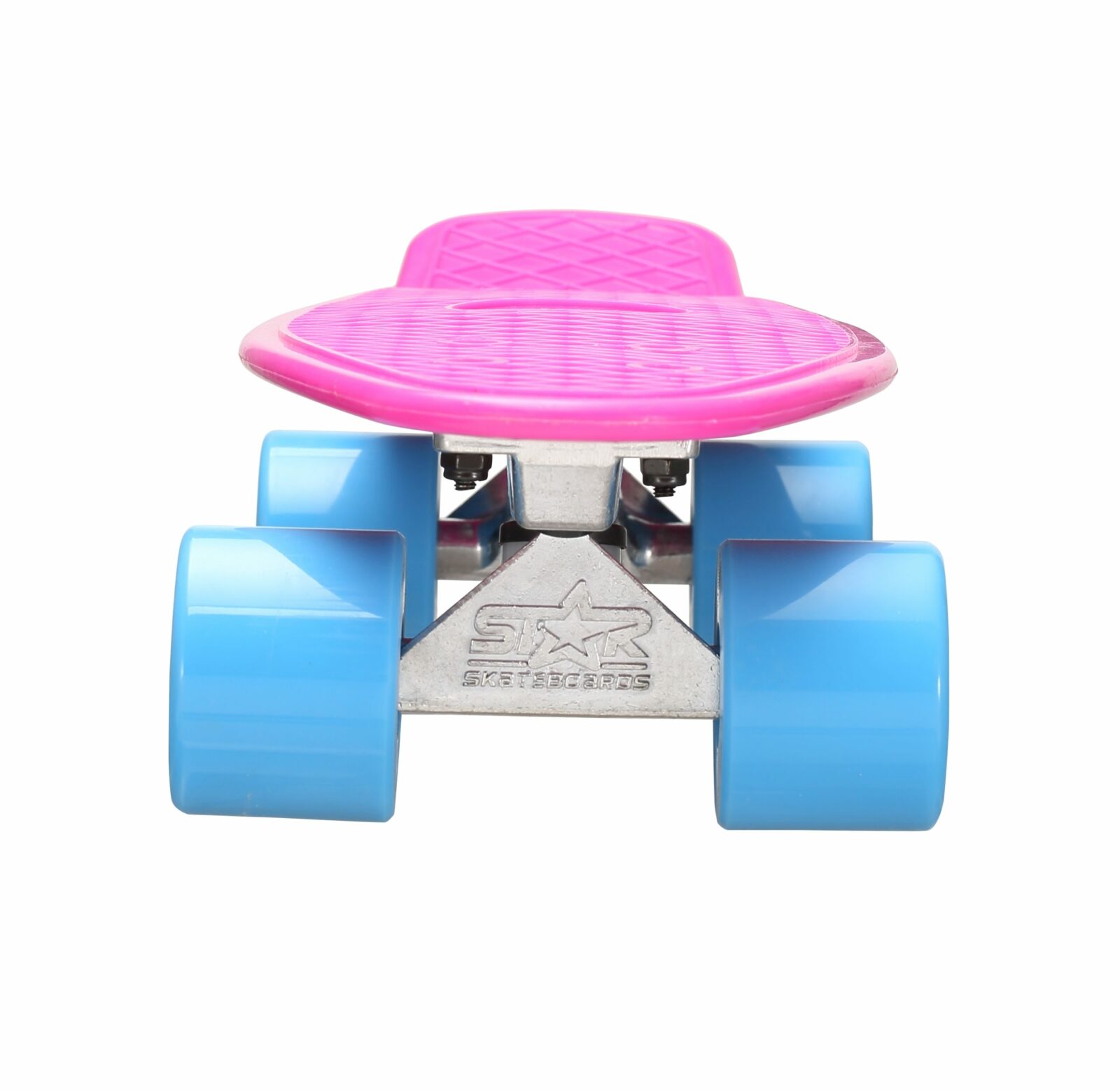 STAR SKATEBOARDS Vintage Skateboard, Retro Cruiser 60mm, paars / blauw - Afbeelding 4