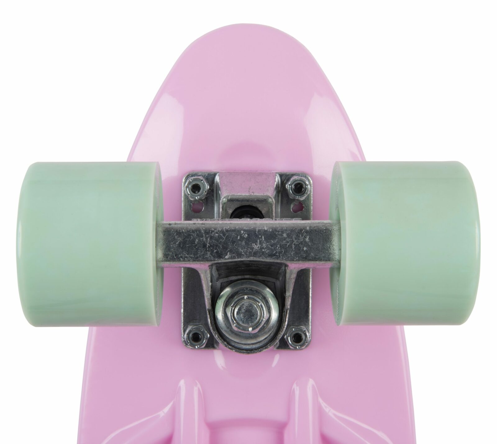 STAR SKATEBOARDS Vintage Skateboard, Retro Cruiser 60mm, roze / mint TK - Afbeelding 6
