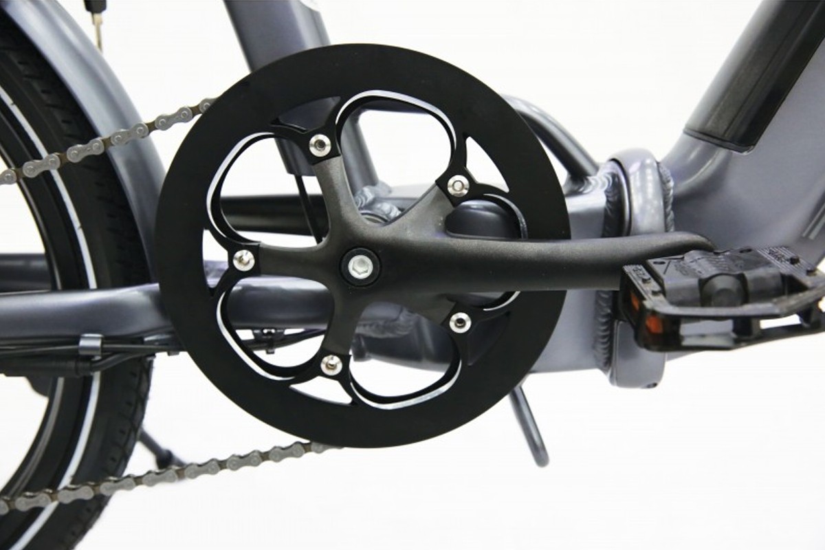 Elektrische vouwfiets deluxe, Plisman 20 Disc, 7sp, turquiose - Afbeelding 8