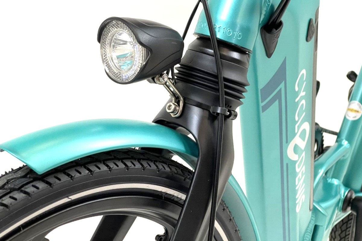 Elektrische vouwfiets deluxe, Plisman 20 Disc, 7sp, turquiose - Afbeelding 3