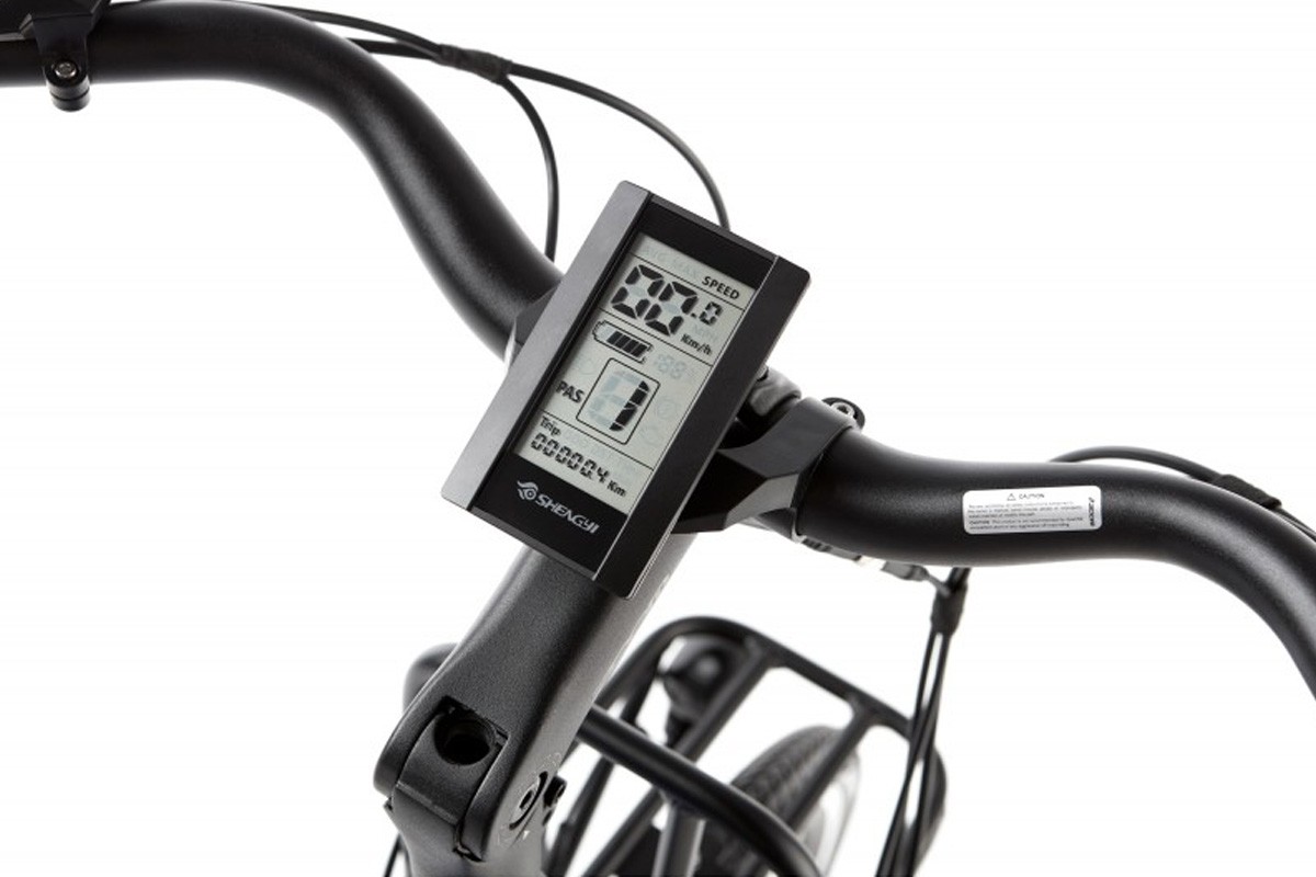 Elektrische dames transportfiets, Trager 28, middenmotor, N3, grijs TK - Afbeelding 3