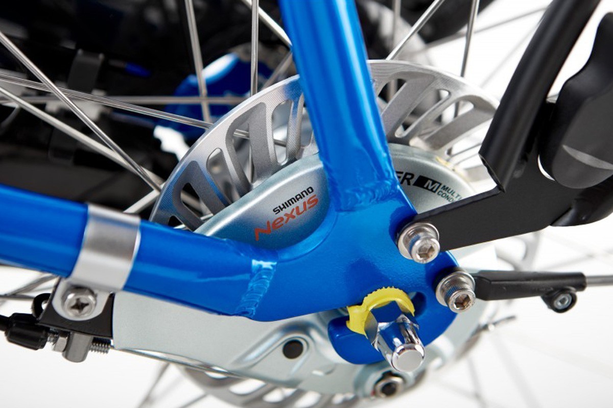 Elektrische dames transportfiets, Trager 28, middenmotor, N3, grijs TK - Afbeelding 8