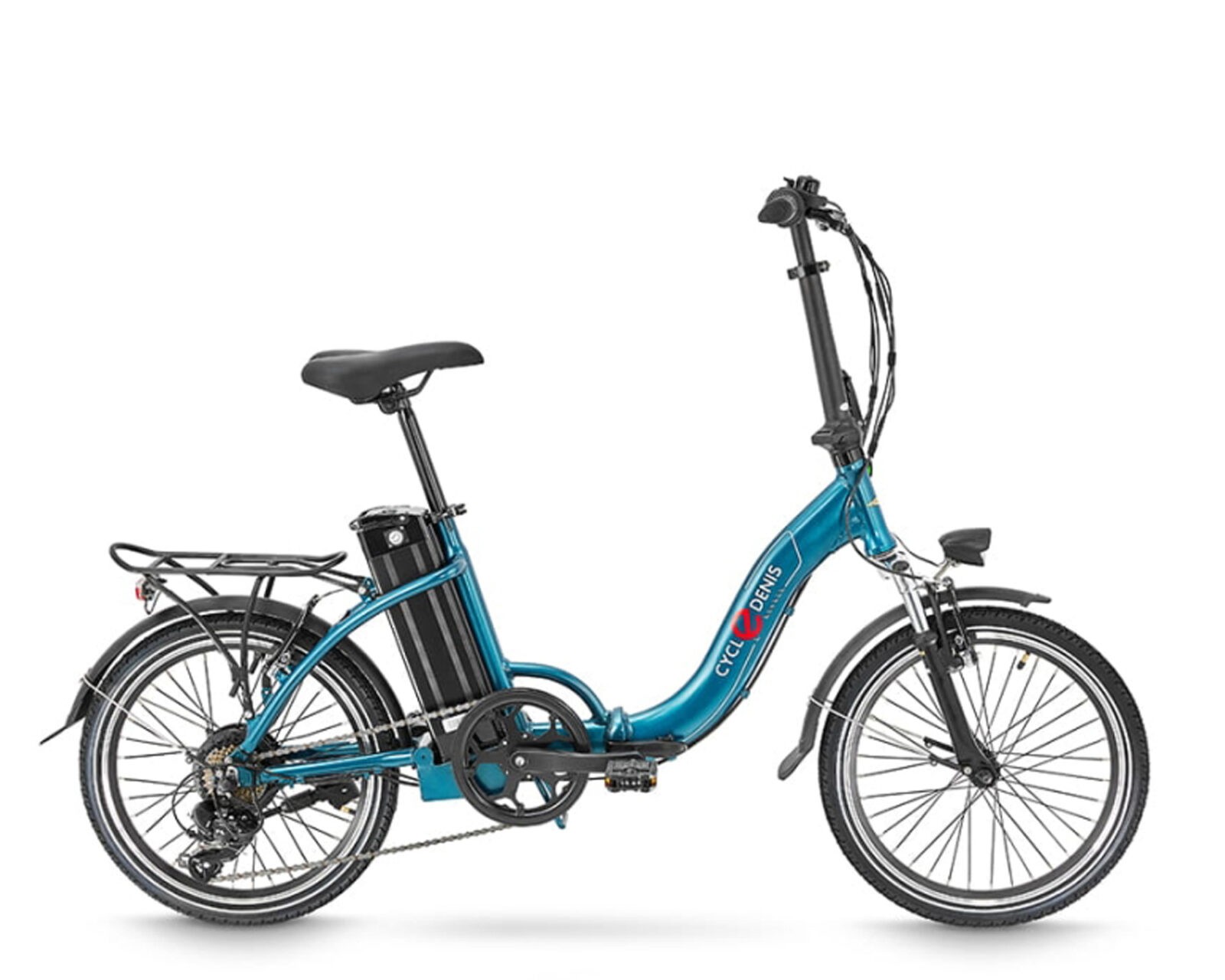 Elektrische vouwfiets, Fold 20 V-brake, 7sp, blauw