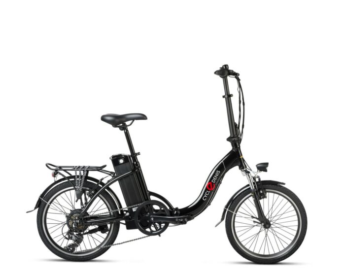 Elektrische vouwfiets, Fold 20 V-brake, 7sp, zwart