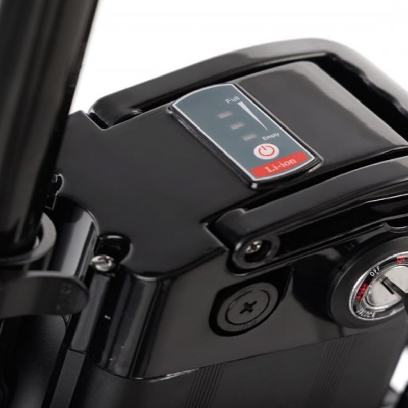 Elektrische vouwfiets, Fold 20 V-brake, 7sp, zwart - Afbeelding 9