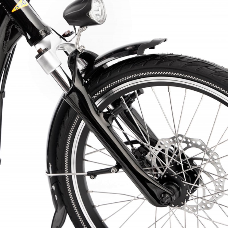 Elektrische vouwfiets, Fold 20 Disc, 7sp, schijfremmen, zwart - Afbeelding 6