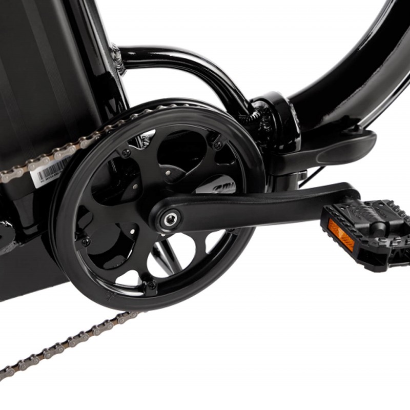 Elektrische vouwfiets, Fold 20 V-brake, 7sp, zwart - Afbeelding 7