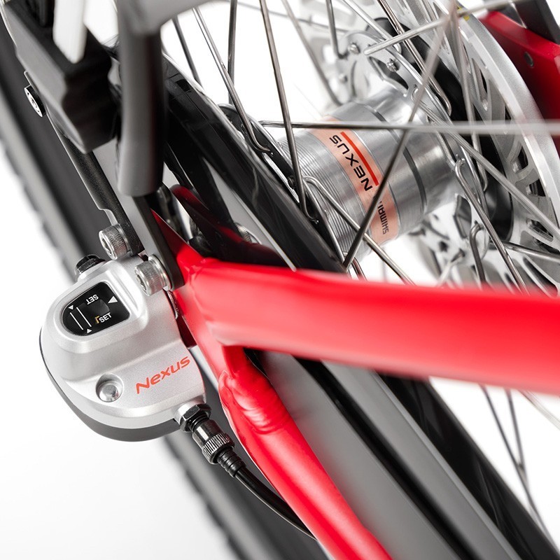 Elektrische damesfiets, middenmotor, Deville, 26 inch, N3, paars - Afbeelding 4