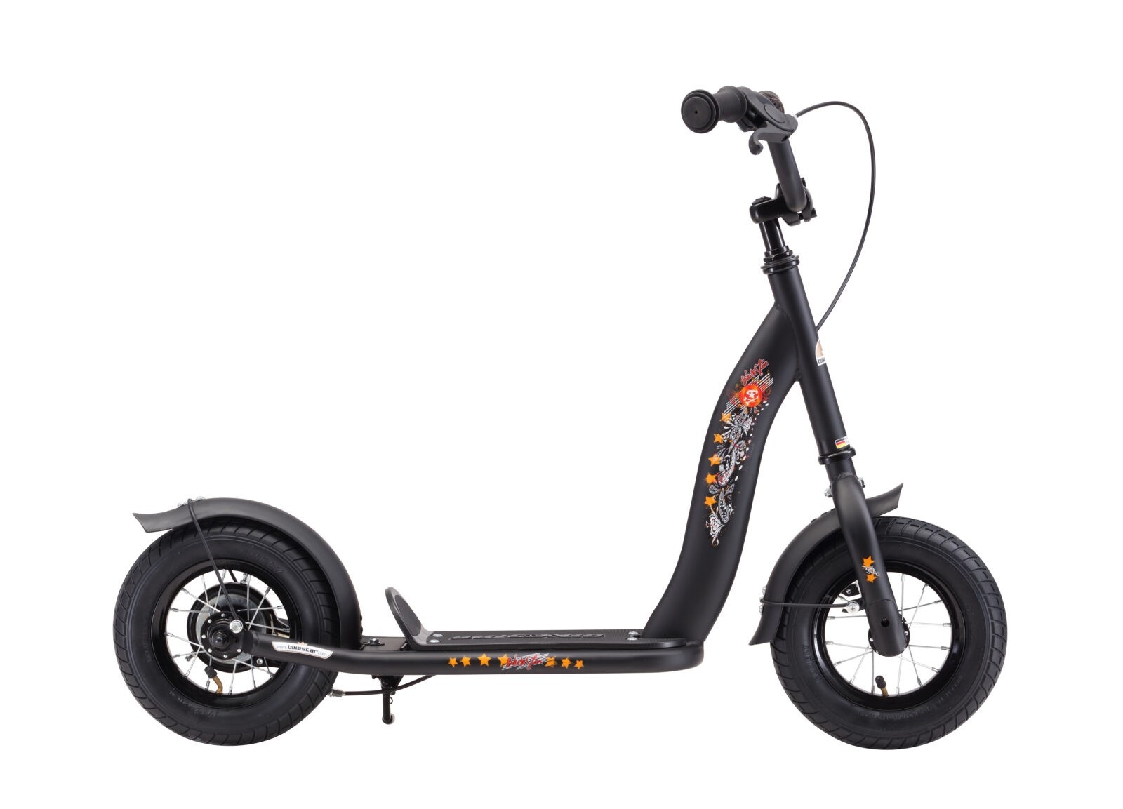 Bikestar Classic, autoped, 10 inch, zwart - Afbeelding 3