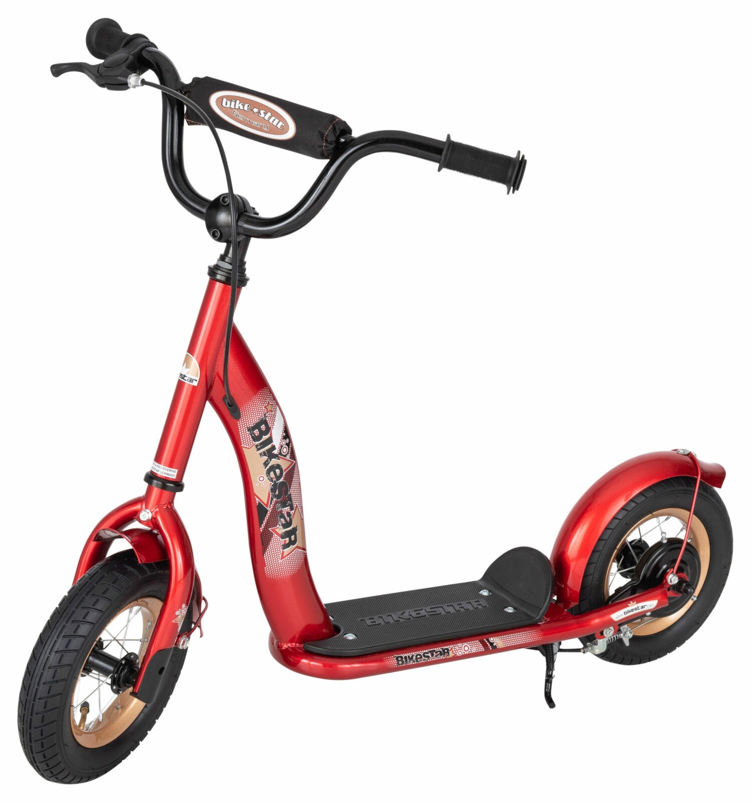 Bikestar Classic, autoped, 10 inch, rood - Afbeelding 4