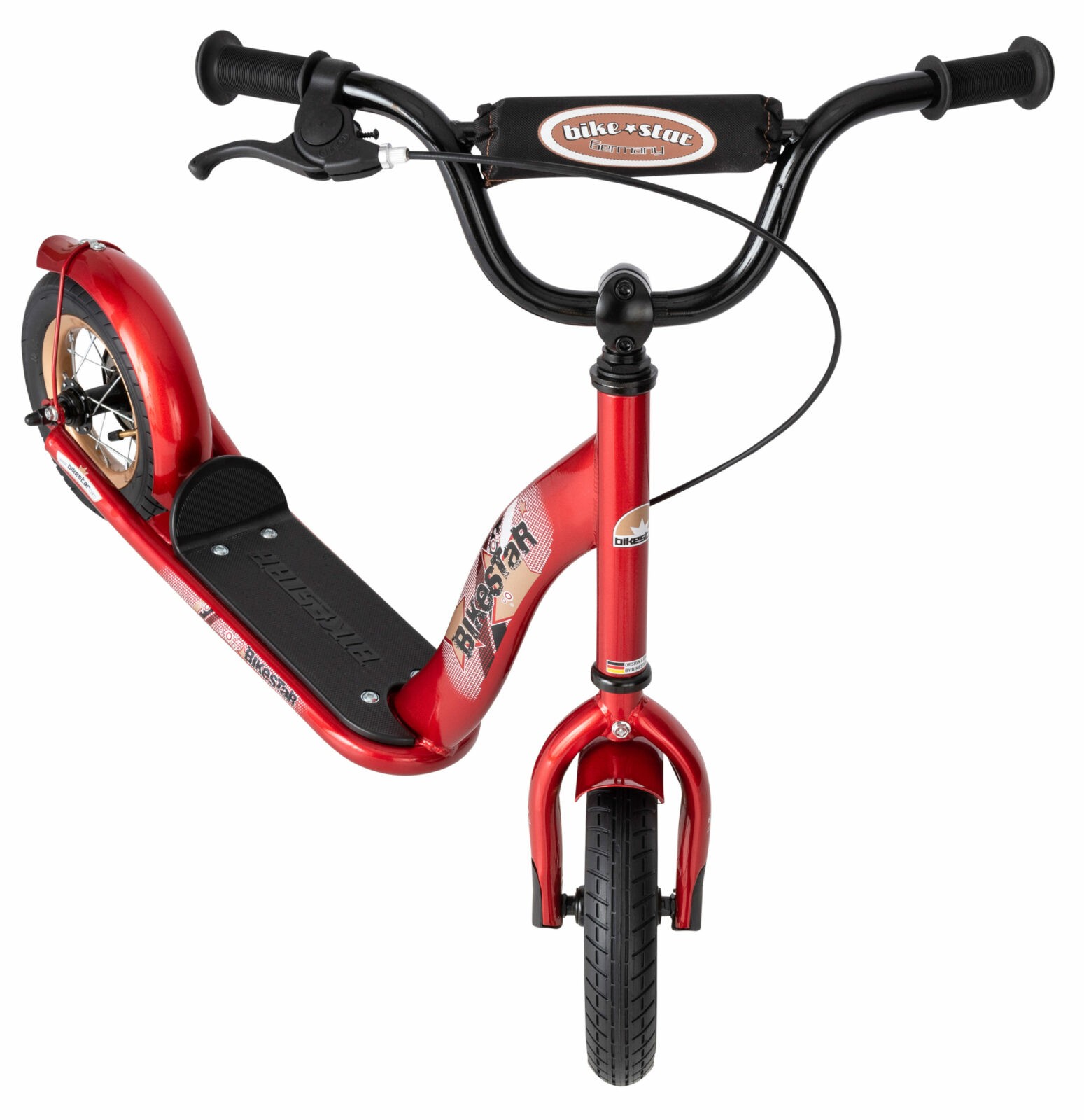 Bikestar Classic, autoped, 10 inch, rood - Afbeelding 7