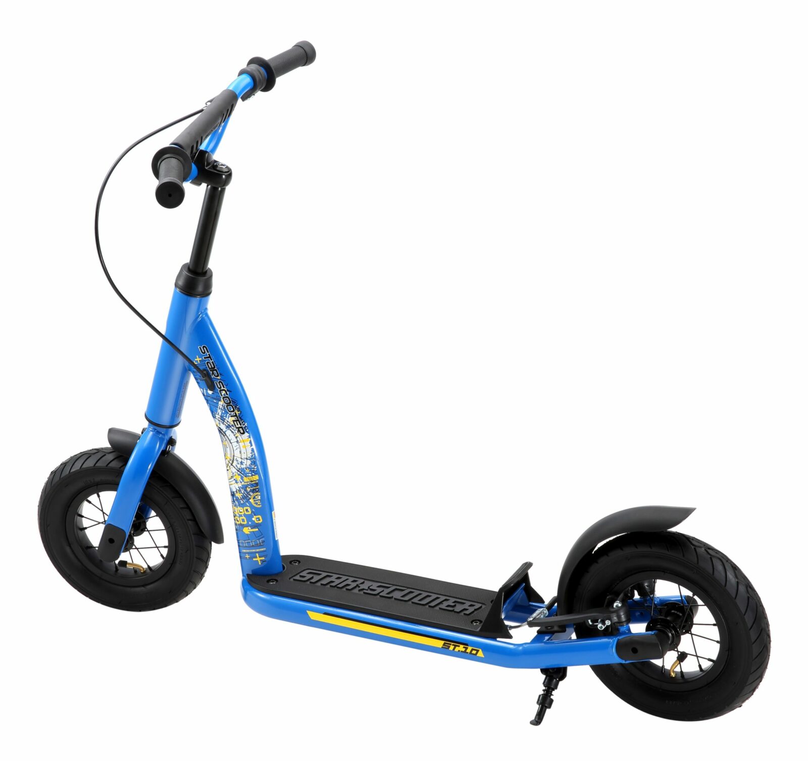 Bikestar autoped New Gen Sport 10 inch blauw - Afbeelding 3