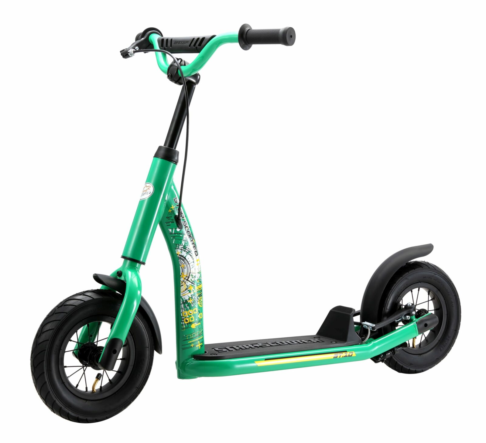 Bikestar autoped New Gen Sport 10 inch groen - Afbeelding 6