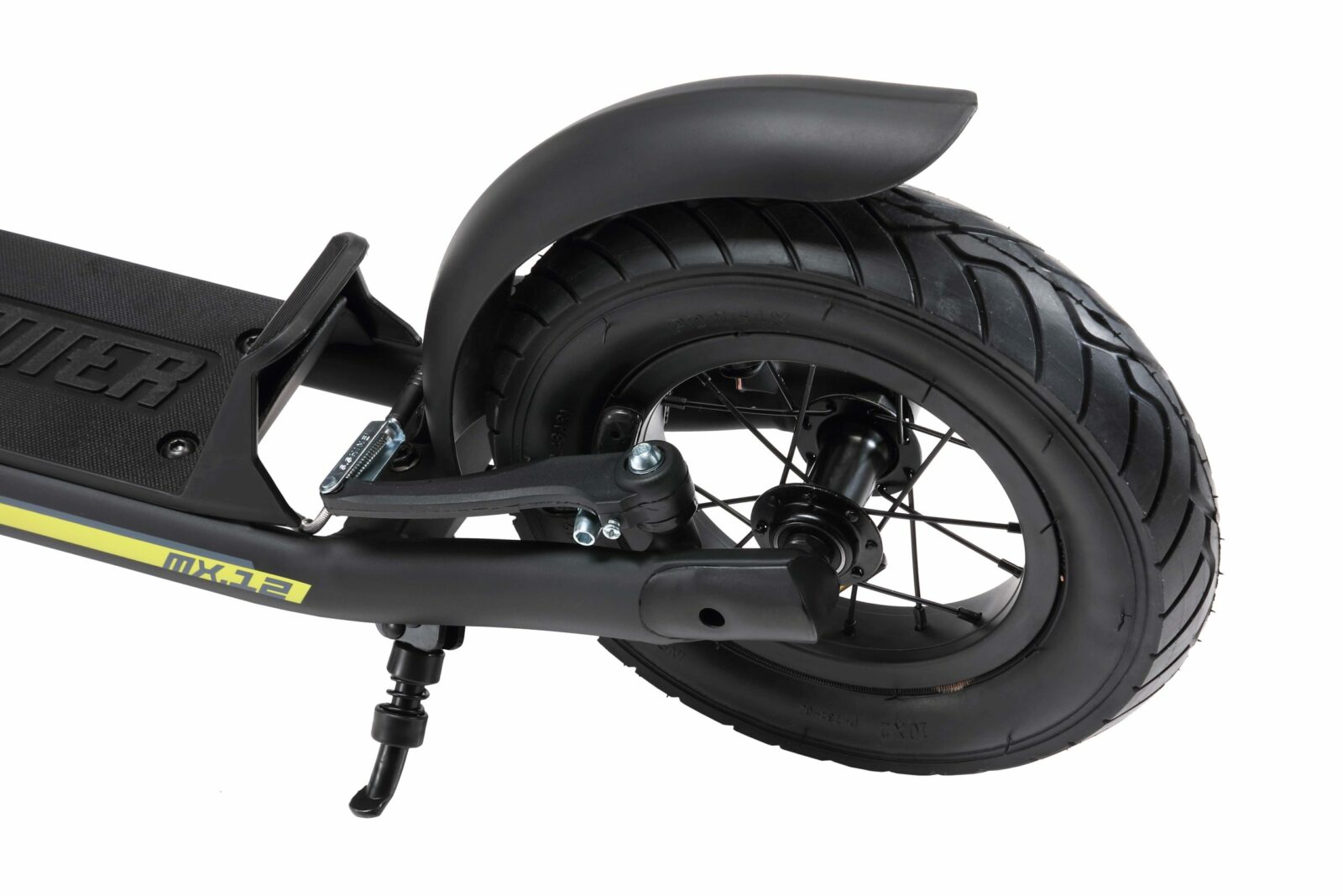 STAR SCOOTER autoped, 12 inch + 10 inch, zwart - Afbeelding 4