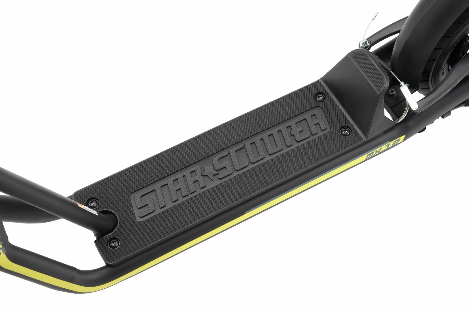 STAR SCOOTER autoped, 12 inch + 10 inch, zwart - Afbeelding 6