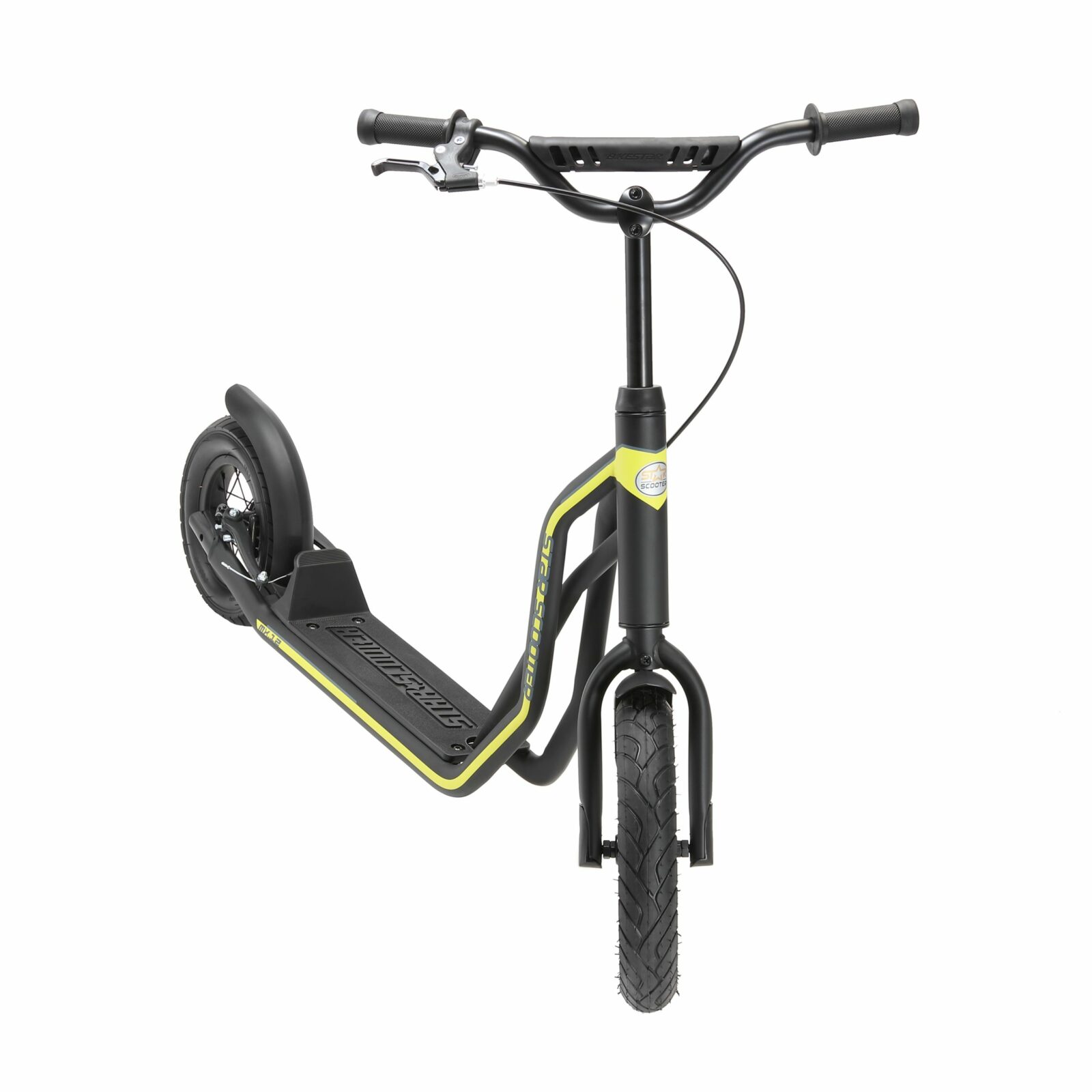 STAR SCOOTER autoped, 12 inch + 10 inch, zwart - Afbeelding 7