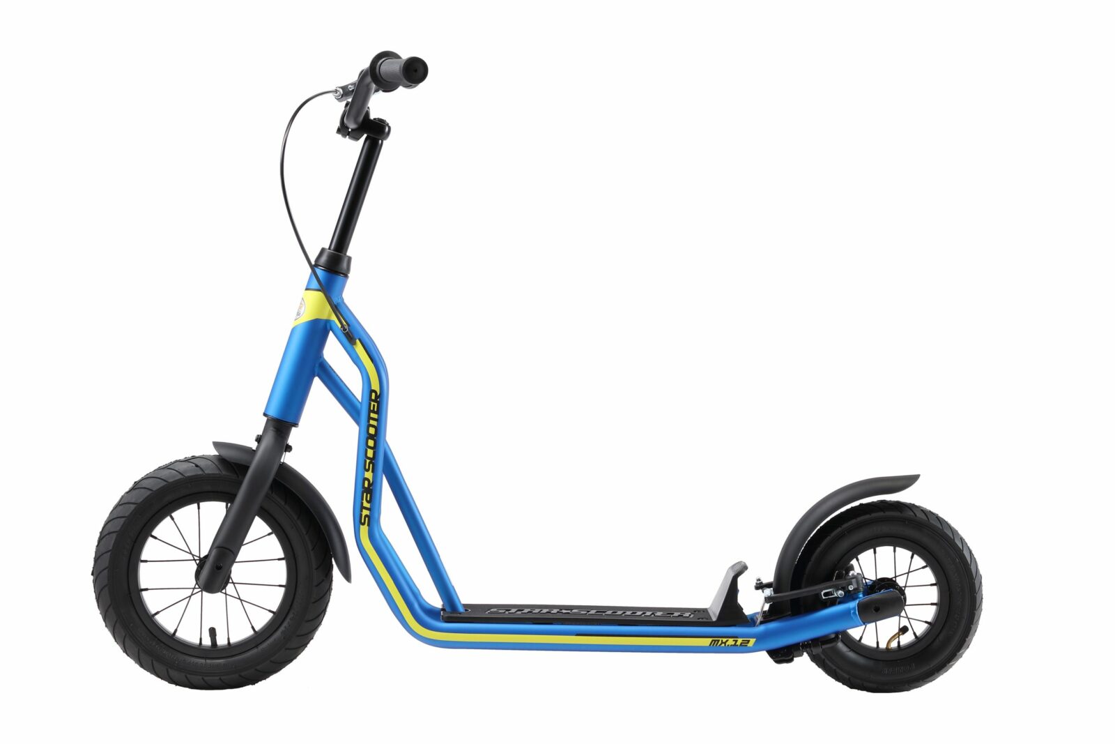 STAR SCOOTER autoped, 12 inch + 10 inch, blauw - Afbeelding 10
