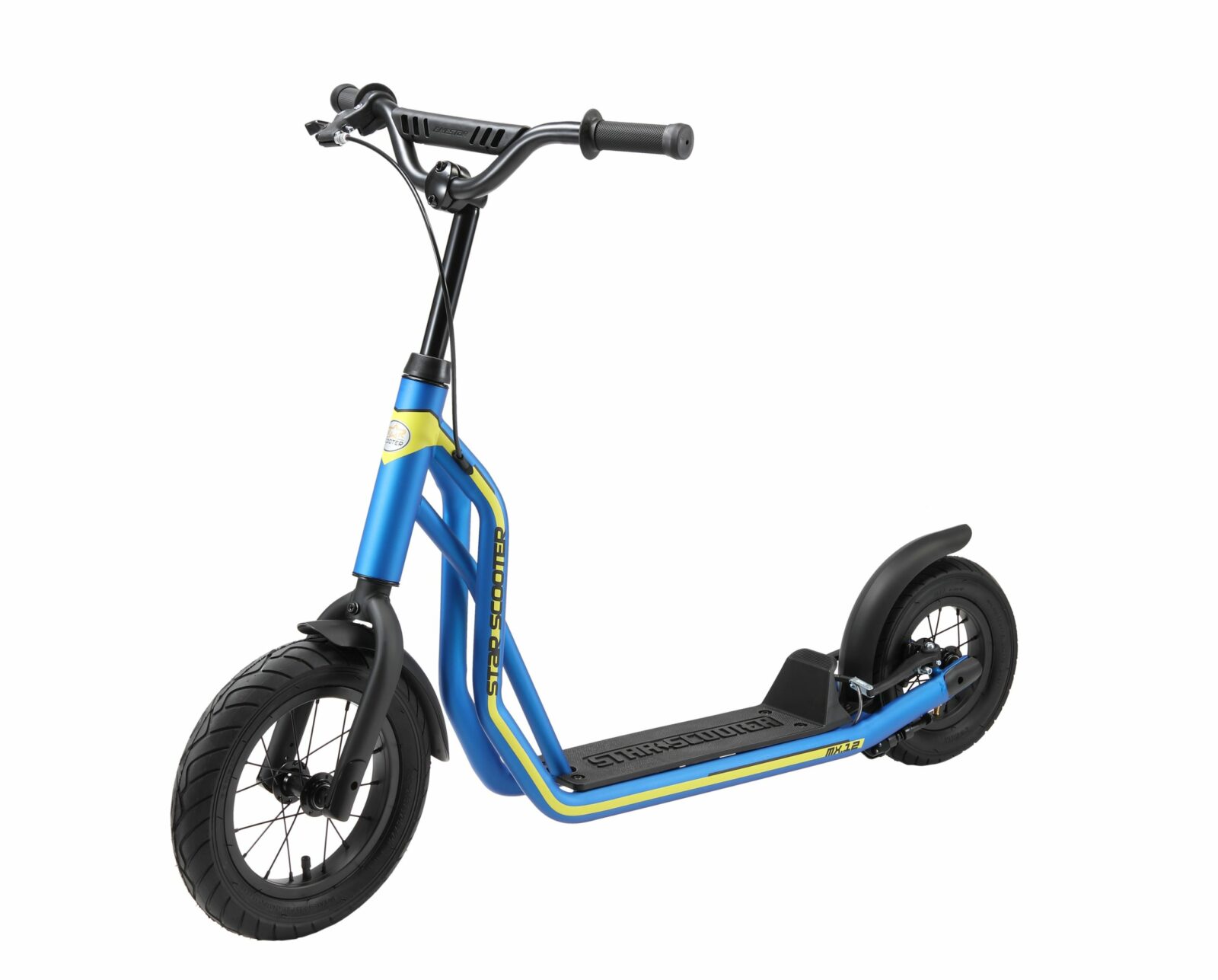 STAR SCOOTER autoped, 12 inch + 10 inch, blauw - Afbeelding 9