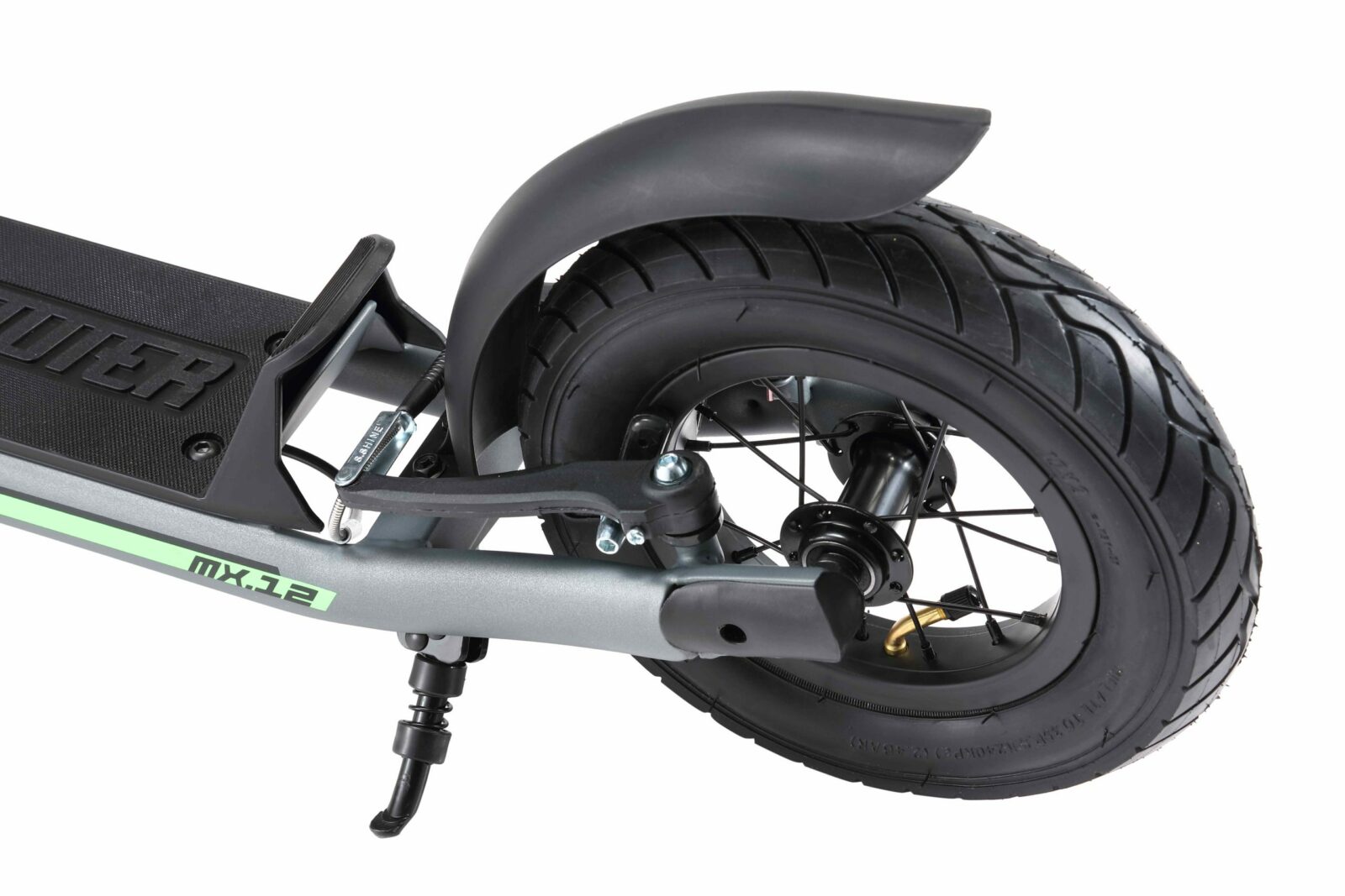 STAR SCOOTER autoped, 12 inch + 10 inch, grijs - Afbeelding 4